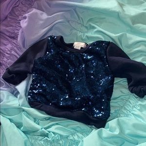 Great condition baileys blossoms sapphire sweater